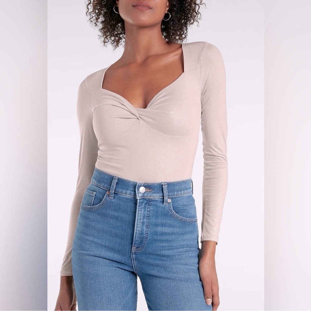 EXPRESS Body Contour Thong Bodysuit